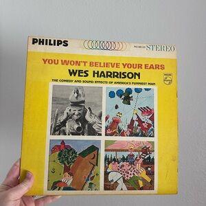 Wes Harrison 1963 You Won’t Believe Your Ears Vinyl Record – Philips Mono – GUC